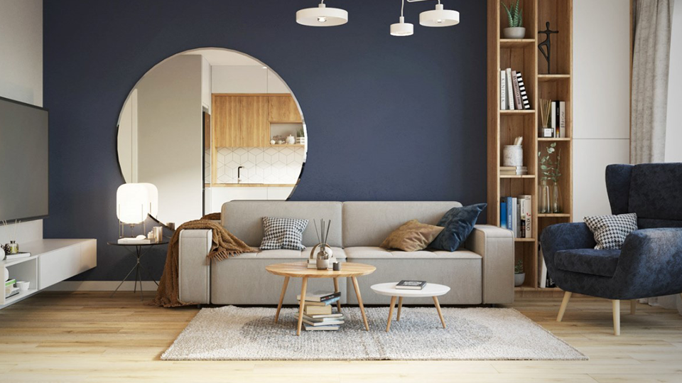 Màu sơn đẹp cho phòng khách - H&T Paint