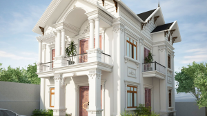 Màu sơn ngoại thất đẹp cho biệt thự - H&T Paint