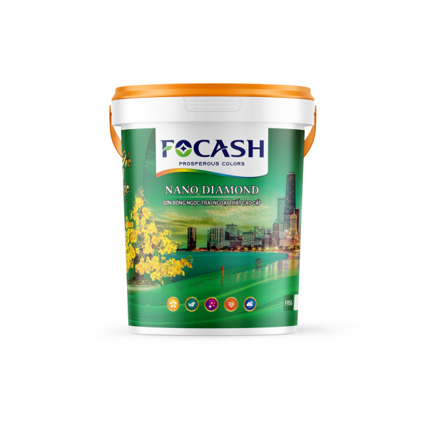 Sơn bóng ngọc trai ngoại thất cao cấp Focash - Focash Paint