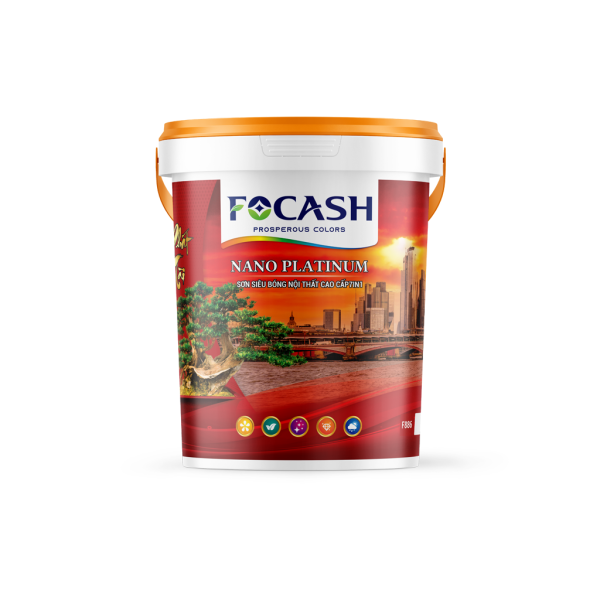 Sơn siêu bóng nội thất cao cấp 7in1 Focash - Focash Paint