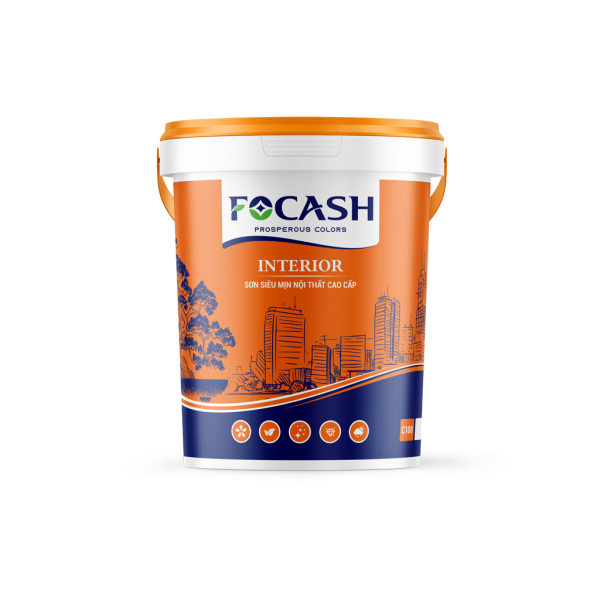 Sơn siêu mịn nội thất cao cấp Focash - Focash Paint